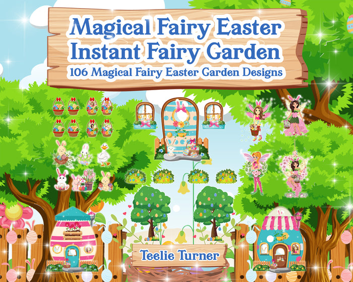 Journey To Teelie Turner's Magical Easter Fairy Garden Now