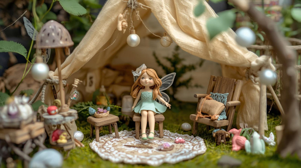 How To Include Fairies In A Camping Themed Bedroom / Fairy Garden