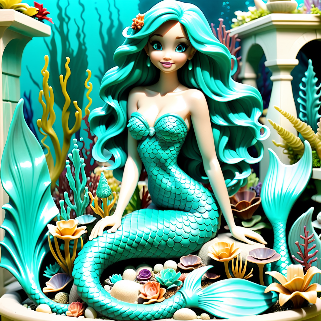 Fascinating Mermaid Miniatures For Your Instant Fairy Garden